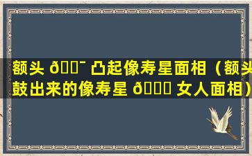 额头 🐯 凸起像寿星面相（额头鼓出来的像寿星 🐞 女人面相）